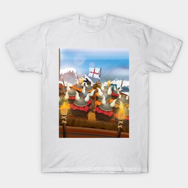 Vikings! T-Shirt by nickemporium1